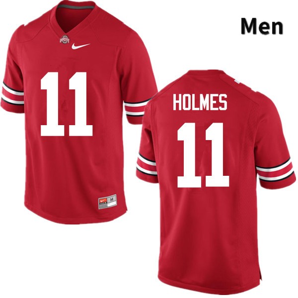 Ohio State Buckeyes Jalyn Holmes Men's #11 Red Game Stitched College Football Jersey